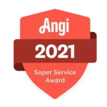 Angi Super Service Award 2021 residential plumbing services