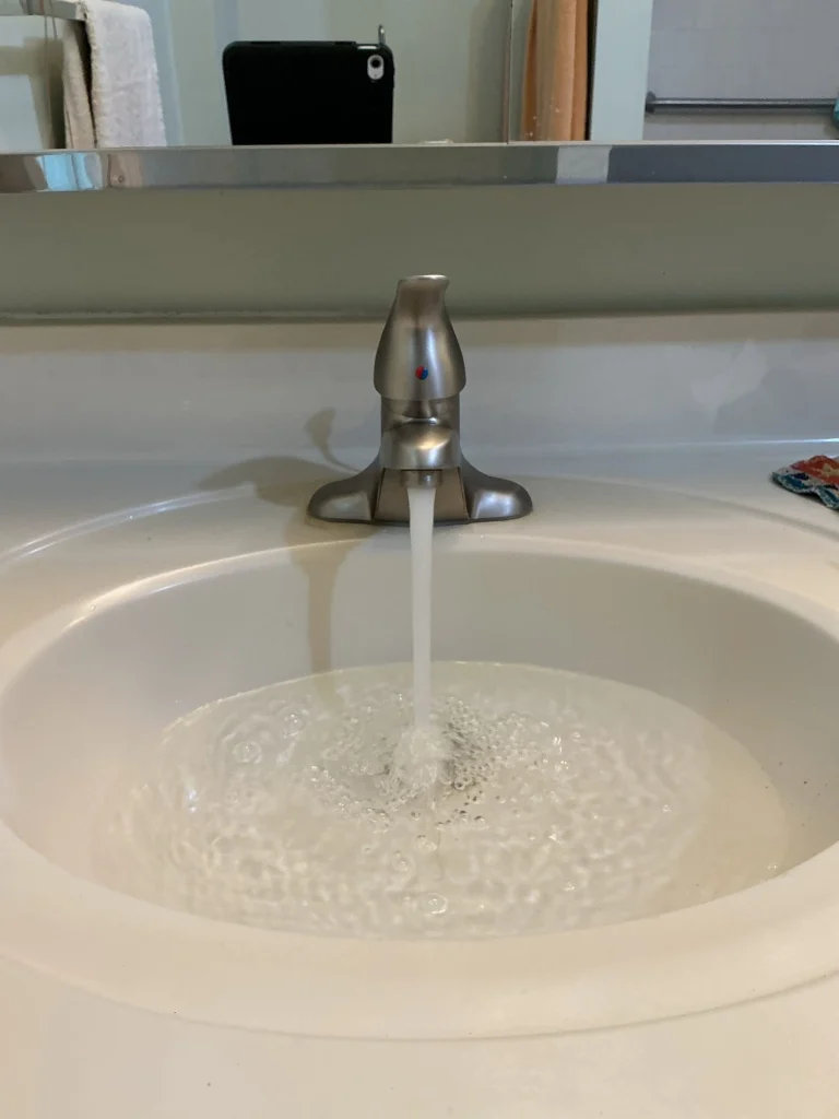 Stang Plumbing faucet repair in Gaithersburg MD.